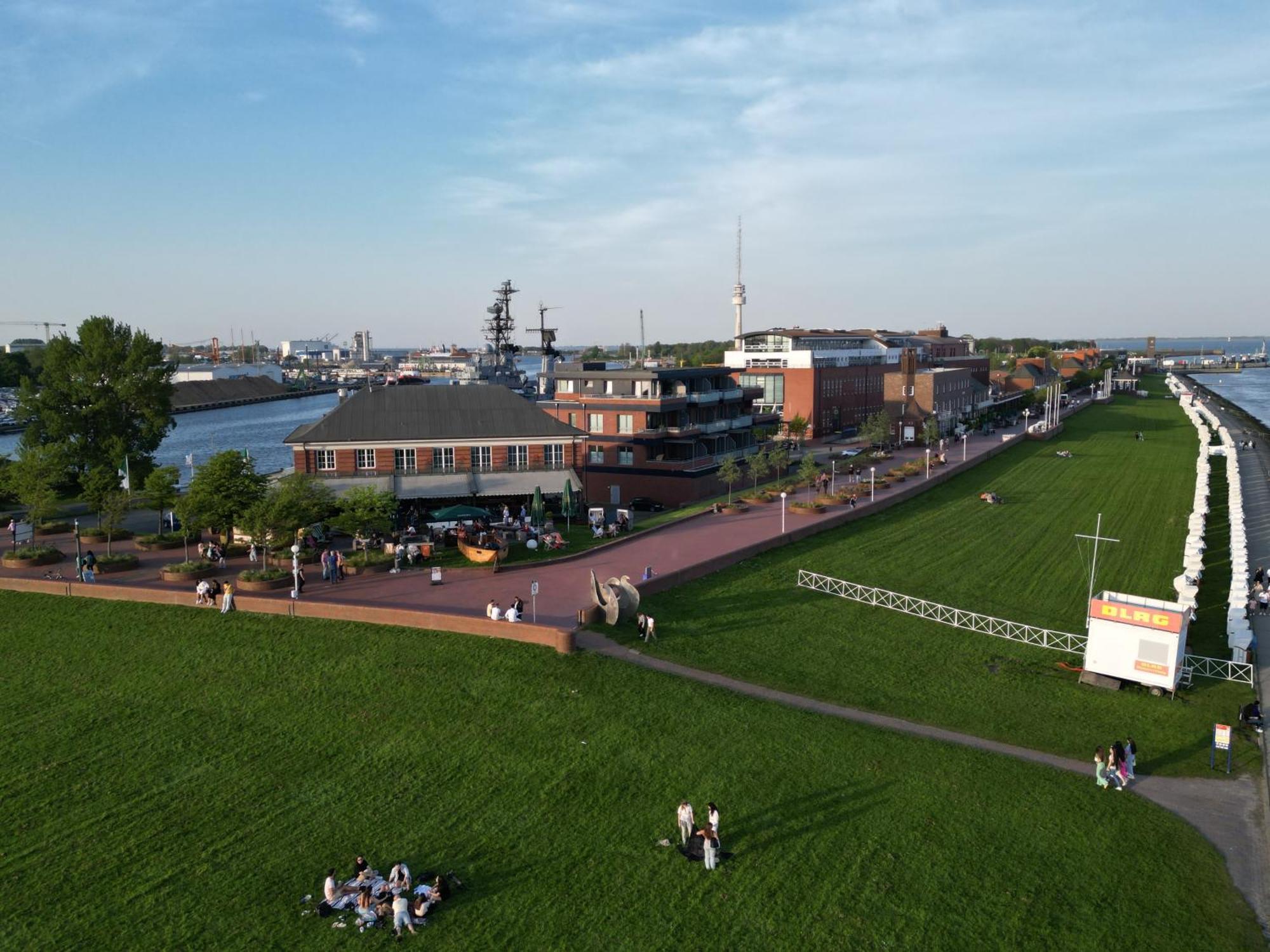 Strand-Apartment, Strandkorb, Meeresrauschen, Parkplatz Wilhelmshaven Zewnętrze zdjęcie