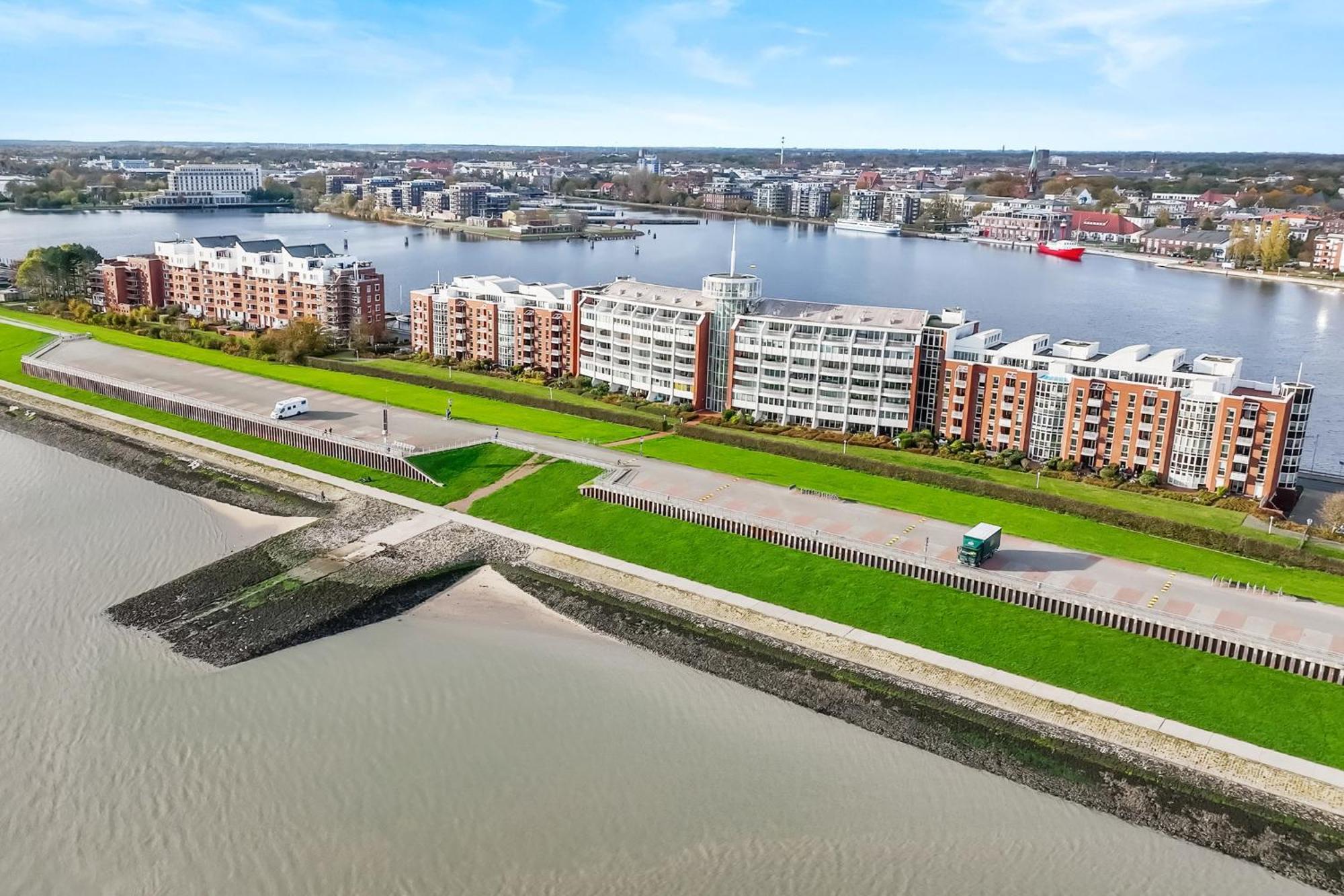 Strand-Apartment, Strandkorb, Meeresrauschen, Parkplatz Wilhelmshaven Zewnętrze zdjęcie